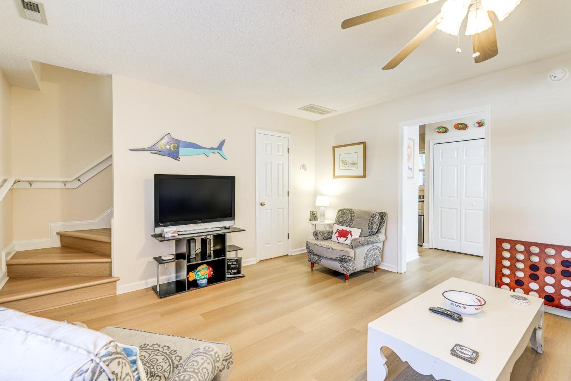 Well-Equipped Emerald Isle Townhome Pets Welcome! Екстер'єр фото